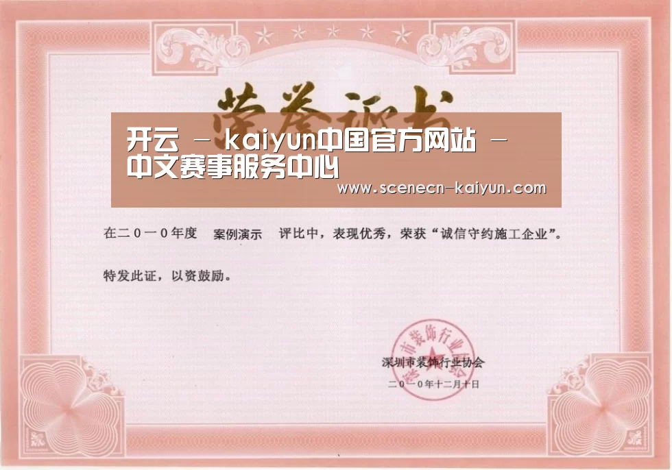 荣誉证书二